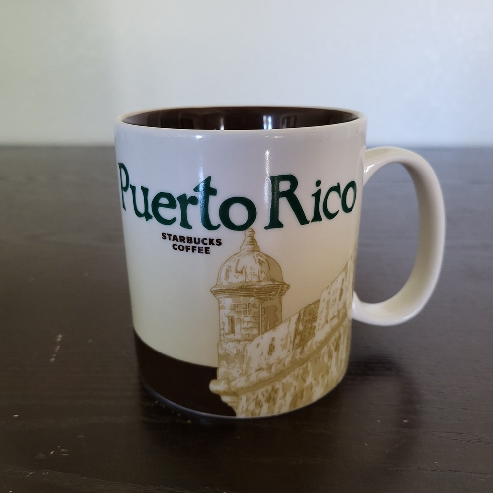 Starbucks Puerto Rico Coffee Mug 2014 Edition 16 oz